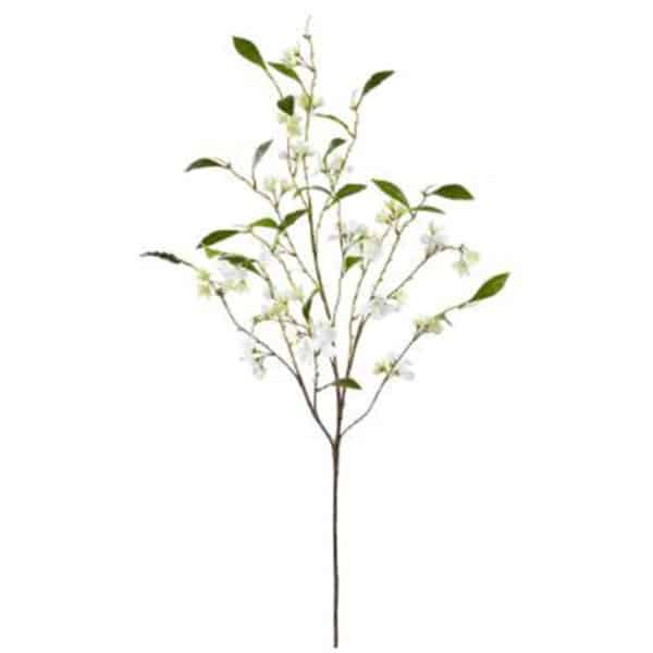 44" ROSE MYRTLE SPRAY, WHITE