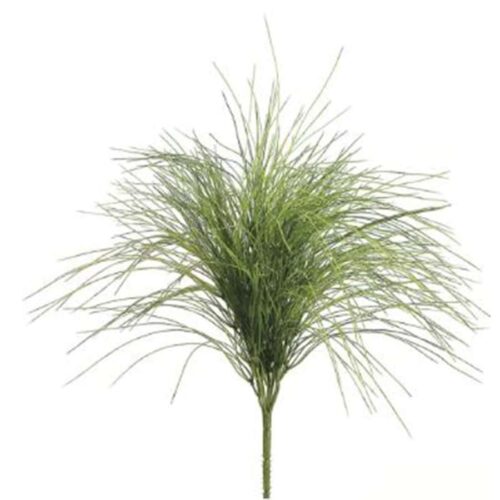 21″ PLASTIC WILLOW GRASS BUSH, GREEN