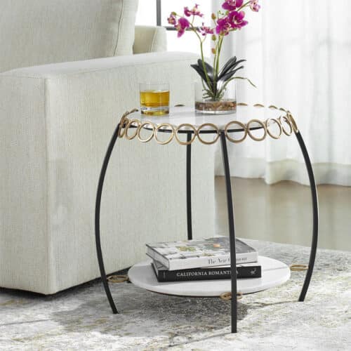 CHAIN LINK SIDE TABLE