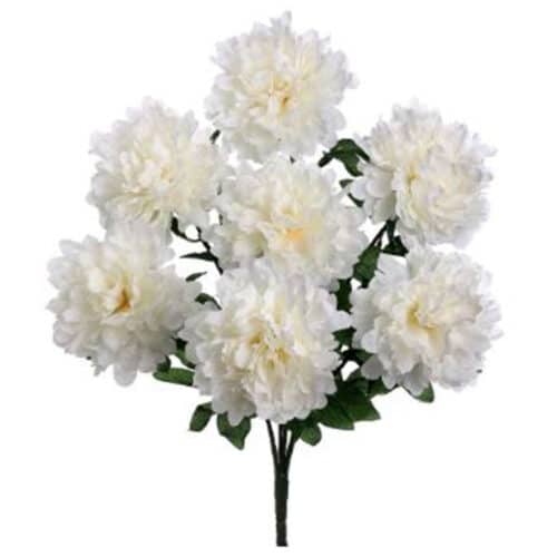 22″ WHITE PEONY BUSH