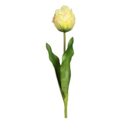 23″ REAL TOUCH ARTICHOKE TULIP SPRAY, YELLOW