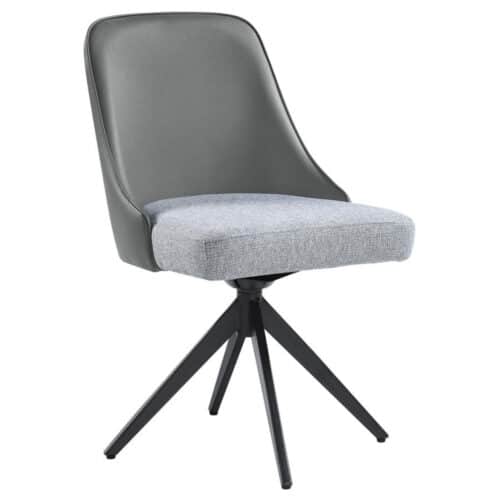 PAULITA UPHOLSTERED SWIVEL DINING SIDE CHAIR, SET OF 2