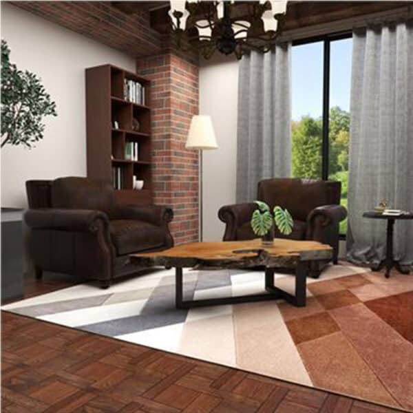 METAL TEAK COFFEE TABLE - Image 3