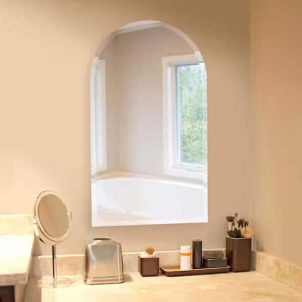 ARCHED TOP FRAMELESS MIRROR - Image 2