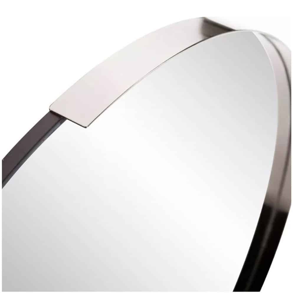 DANTE ROUND SILVER MIRROR - Image 3