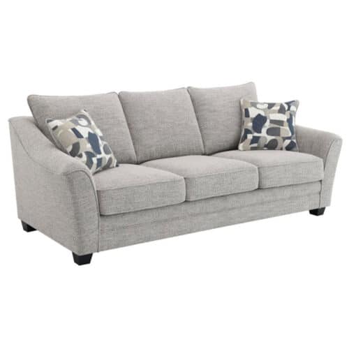 TOMKINS BOUCLE UPHOLSTERED SOFA, LIGHT GREY