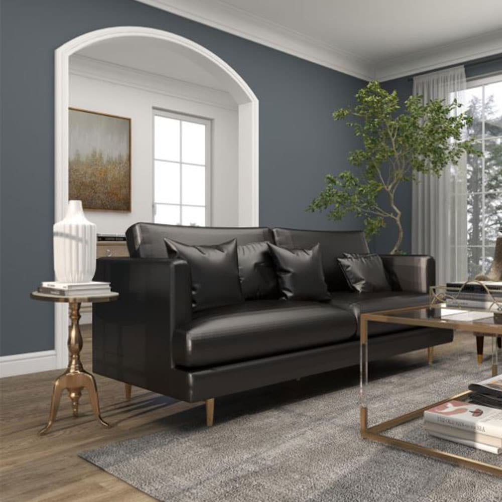 GOLD MARBLE TRADITIONAL ACCENT TABLE - Image 2