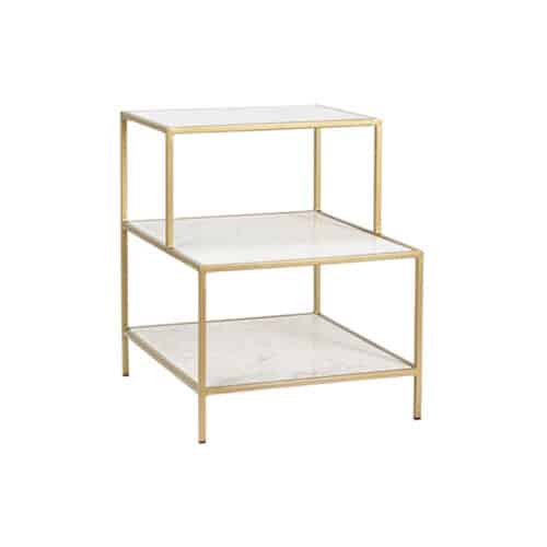 BYRNE SIDE TABLE, BRASS