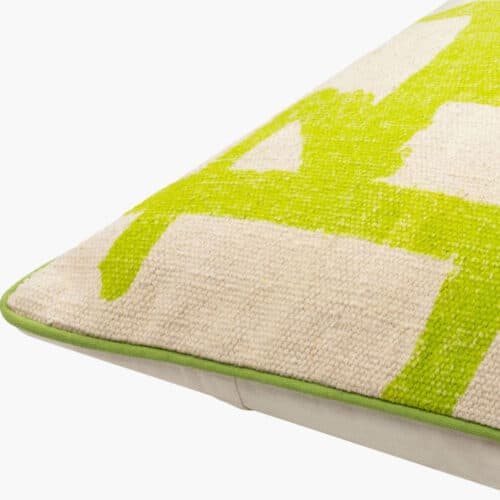 LIME GREEN BRISTLE PILLOW