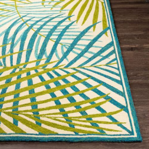 RAIN PALM HANDMANDE RUG    5′ x 8′