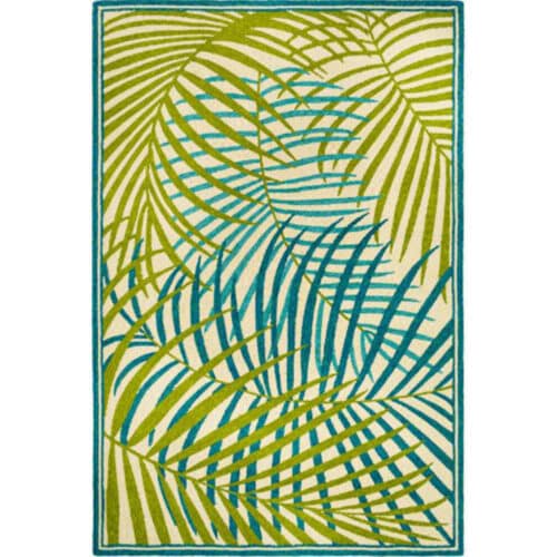 RAIN PALM HANDMANDE RUG    5′ x 8′