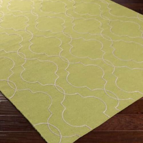 LIGHT GREEN SEABROOK HAND MADE RUG    2′ x 3′