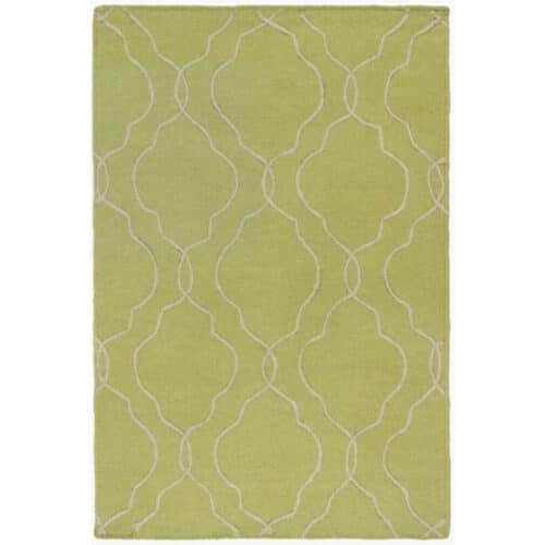 LIGHT GREEN SEABROOK HAND MADE RUG    2′ x 3′