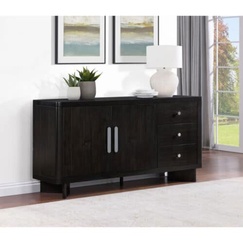 HATHAWAY 3-DRAWER SIDEBOARD BUFFET CABINET