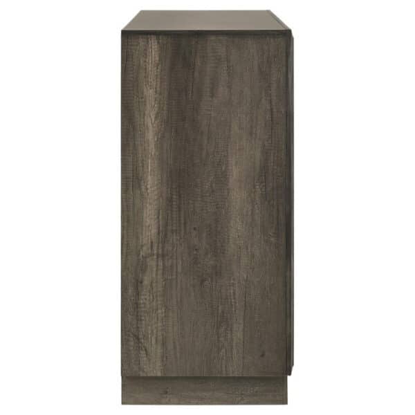 JANINE 6- DRAWER GREY DRESSER - Image 4