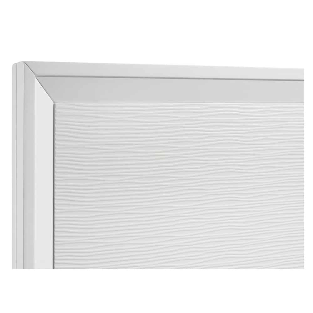 JANELLE WOOD EASTERN KING PANEL BED WHITE - Image 2