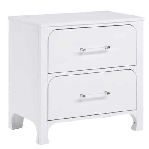 ANASTASIA 2-DRAWER NIGHTSTAND PEARL WHITE