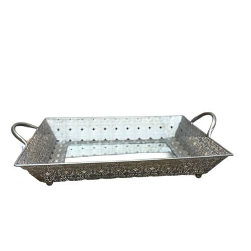 19″ AGNES SILVER TRAY