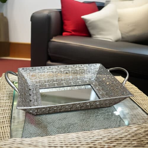 15″ AGNES SILVER TRAY