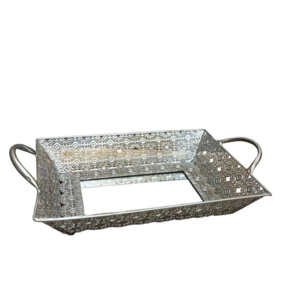 15" AGNES SILVER TRAY