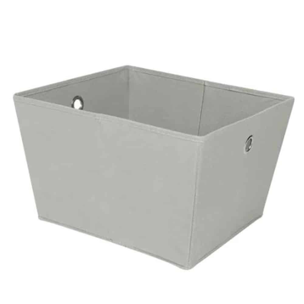 LIGHT GREY STORAGE TOTE
