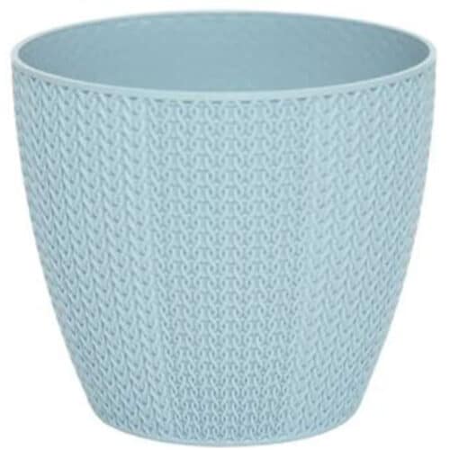 LIGHT BLUE SUMELA OUTDOOR PLANTER, LARGE