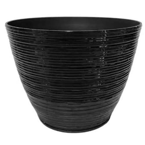 MILLIE BLACK OUTDOOR PLANTER, SMALL
