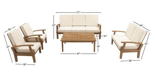 TEAK OUTDOOR SOFA