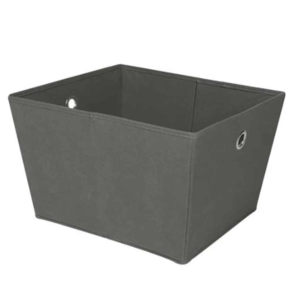 DARK GREY STORAGE TOTE