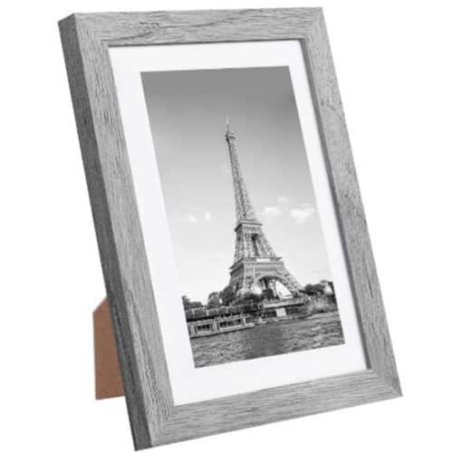 GREY WOOD PICTURE FRAME, 5×7